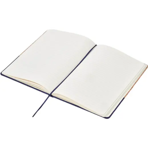 Okiyo Denki Cork A5 Hard Cover Notebook Navy Open